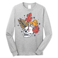 Skull Leaves Long Sleeve Shirt