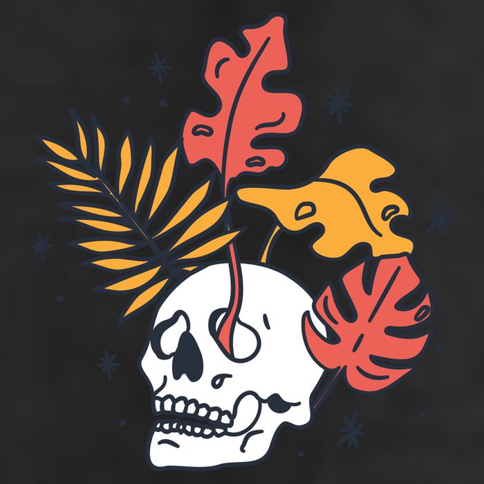 Skull Leaves 25L Jumbo Tote