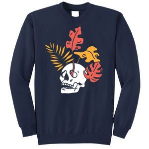 Skull Leaves Tall Sweatshirt