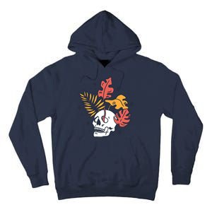 Skull Leaves Tall Hoodie