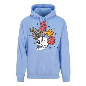 Skull Leaves Unisex Surf Hoodie