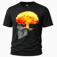 Skull Mind On Fire Cooling Performance Crew T-Shirt