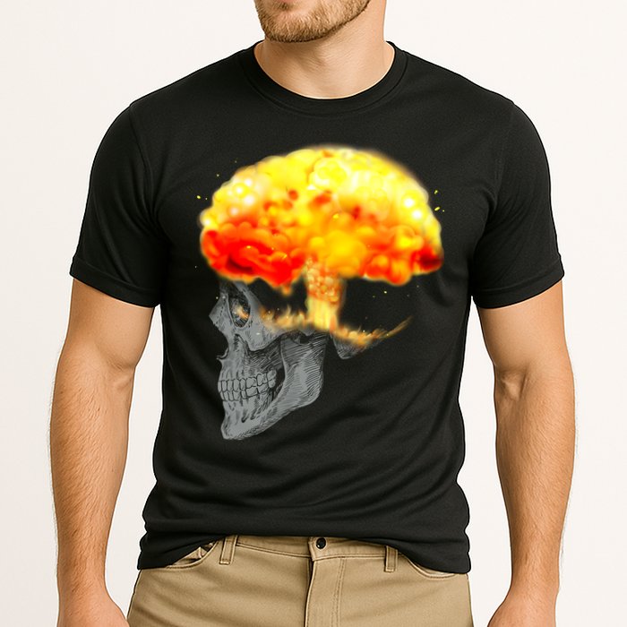 Skull Mind On Fire Cooling Performance Crew T-Shirt