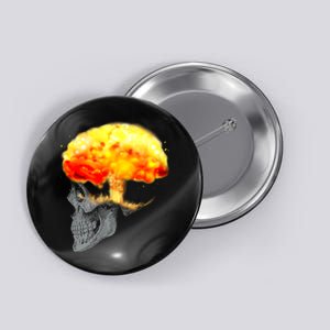 Skull Mind On Fire Button