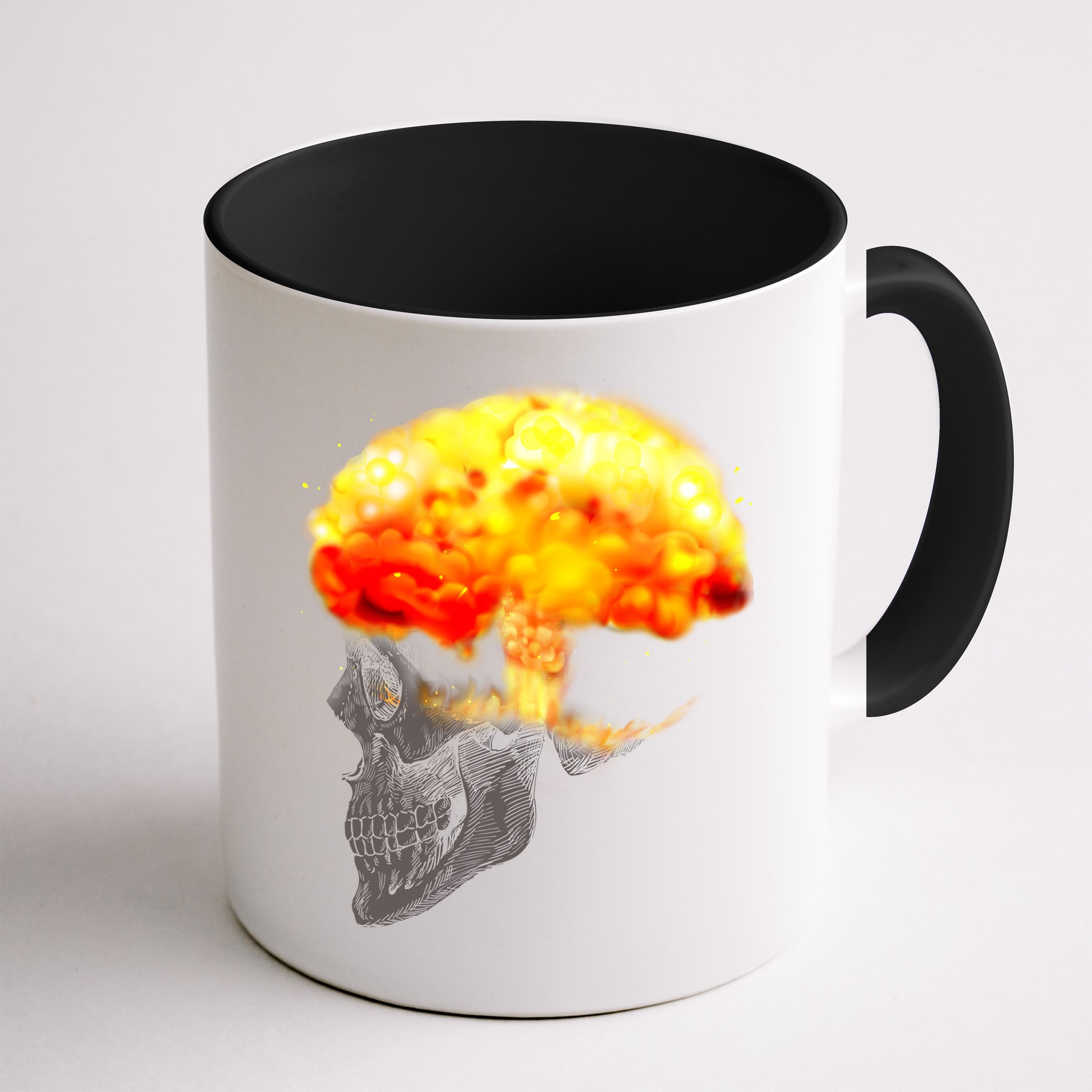Skull Mind On Fire Mug