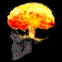 Skull Mind On Fire Mug