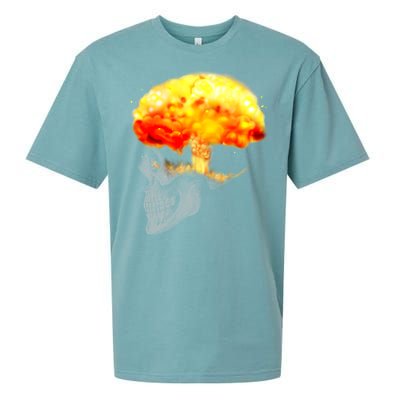 Skull Mind On Fire Sueded Cloud Jersey T-Shirt