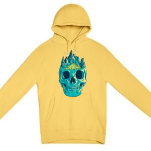 Skull Mountains Premium Pullover Hoodie