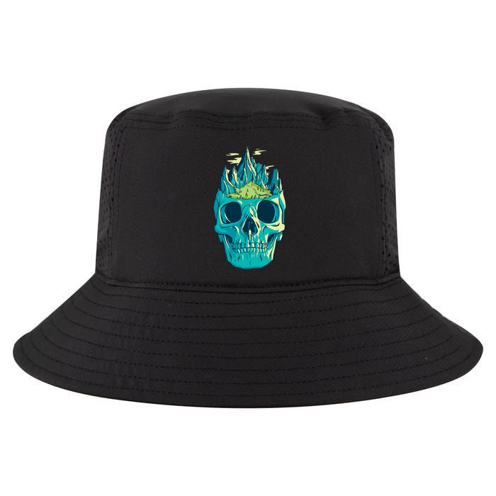 Skull Mountains Cool Comfort Performance Bucket Hat