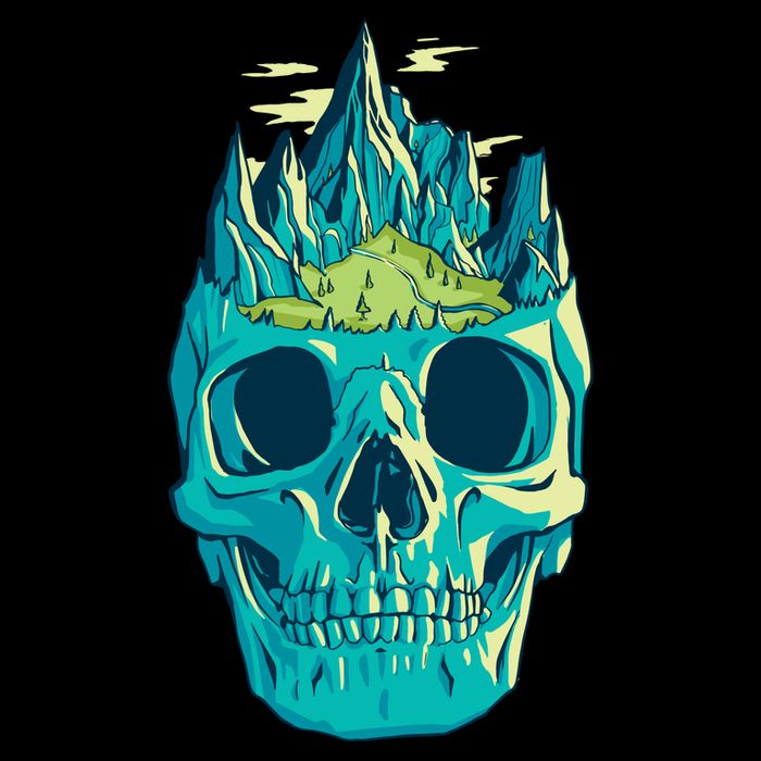 Skull Mountains Apron