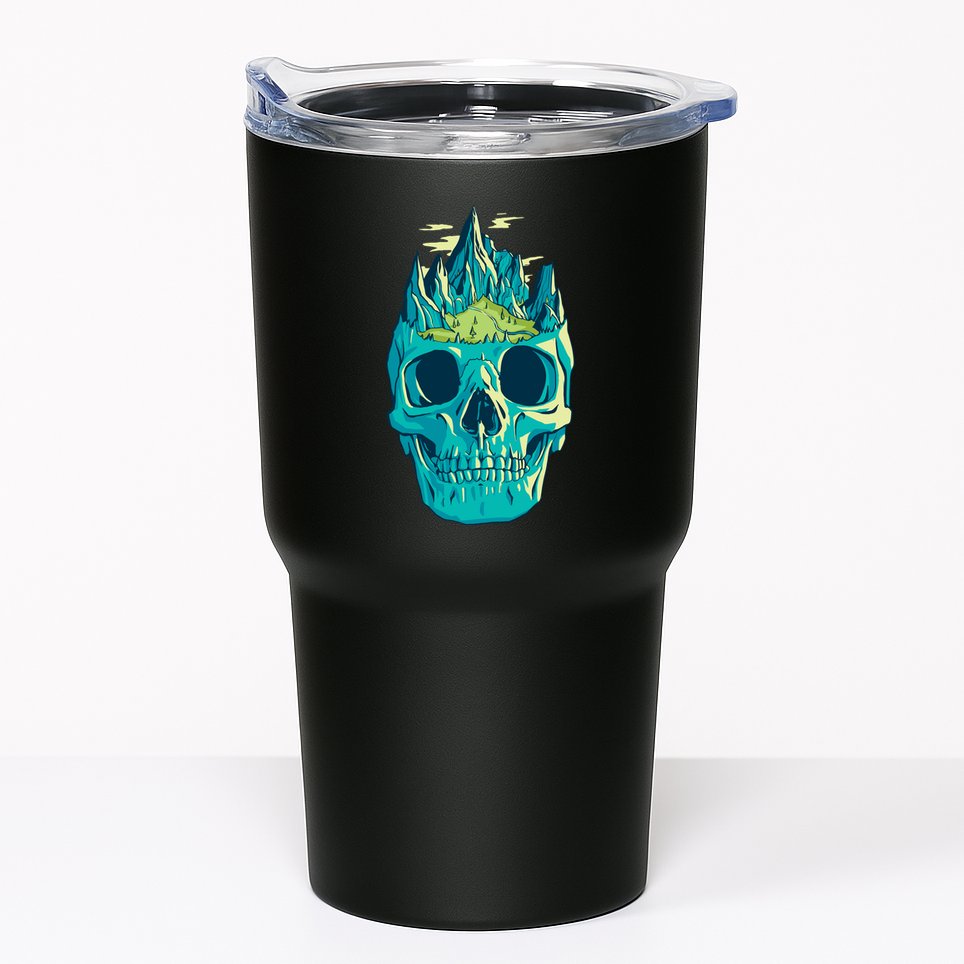 Skull Mountains Tumbler