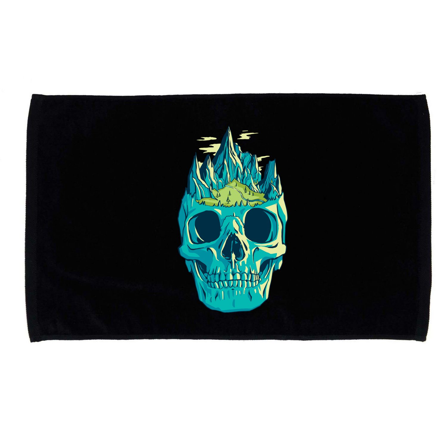 Skull Mountains Microfiber Hand Towel