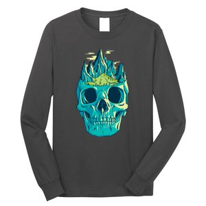 Skull Mountains Long Sleeve Shirt