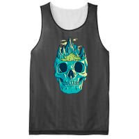 Skull Mountains Mesh Reversible Basketball Jersey Tank