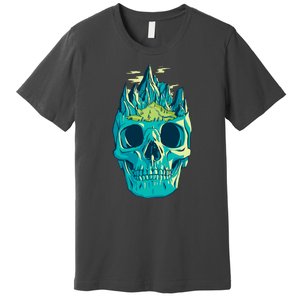 Skull Mountains Premium T-Shirt