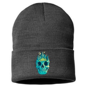 Skull Mountains Sustainable Knit Beanie