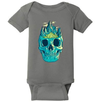 Skull Mountains Baby Bodysuit