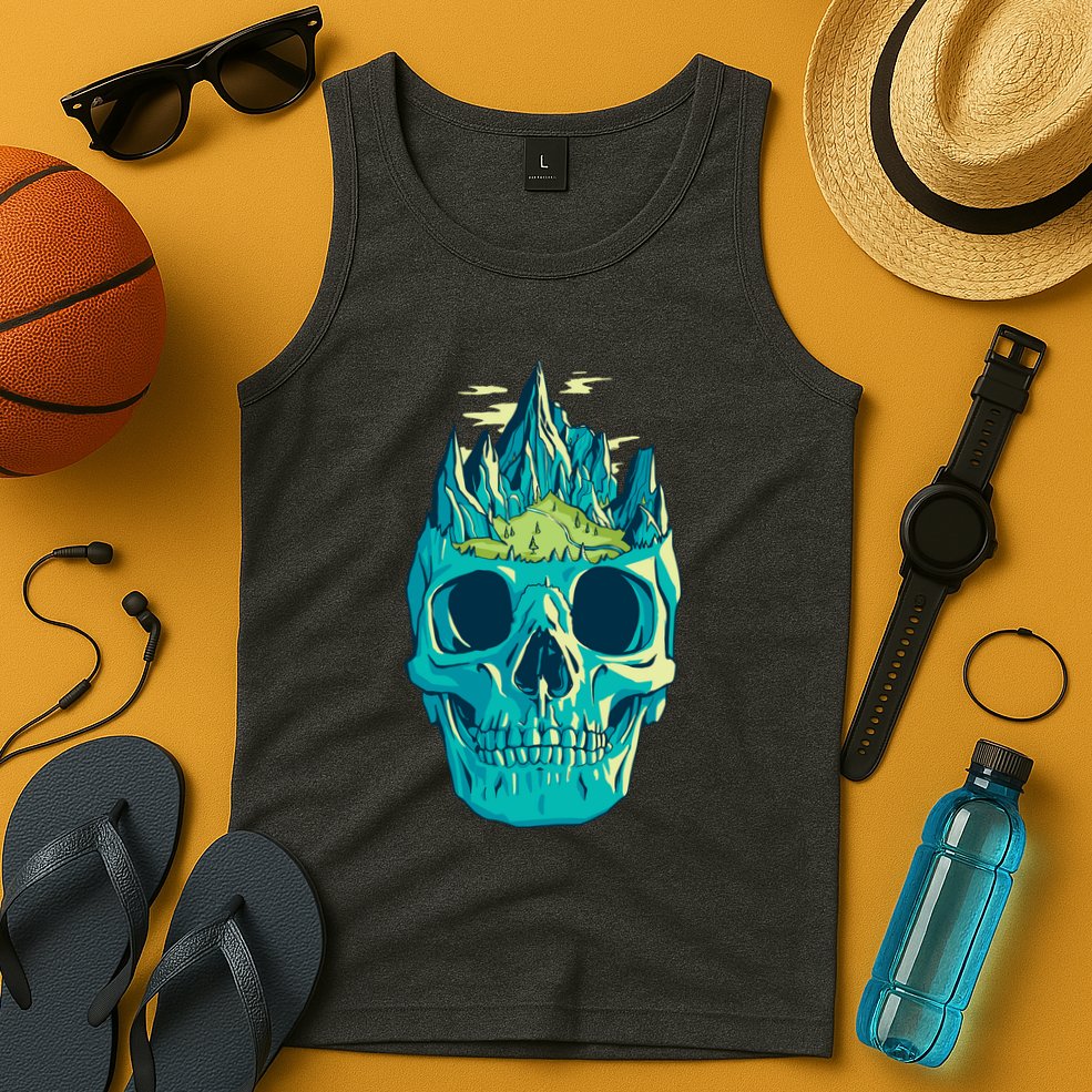 Skull Mountains Tank Top
