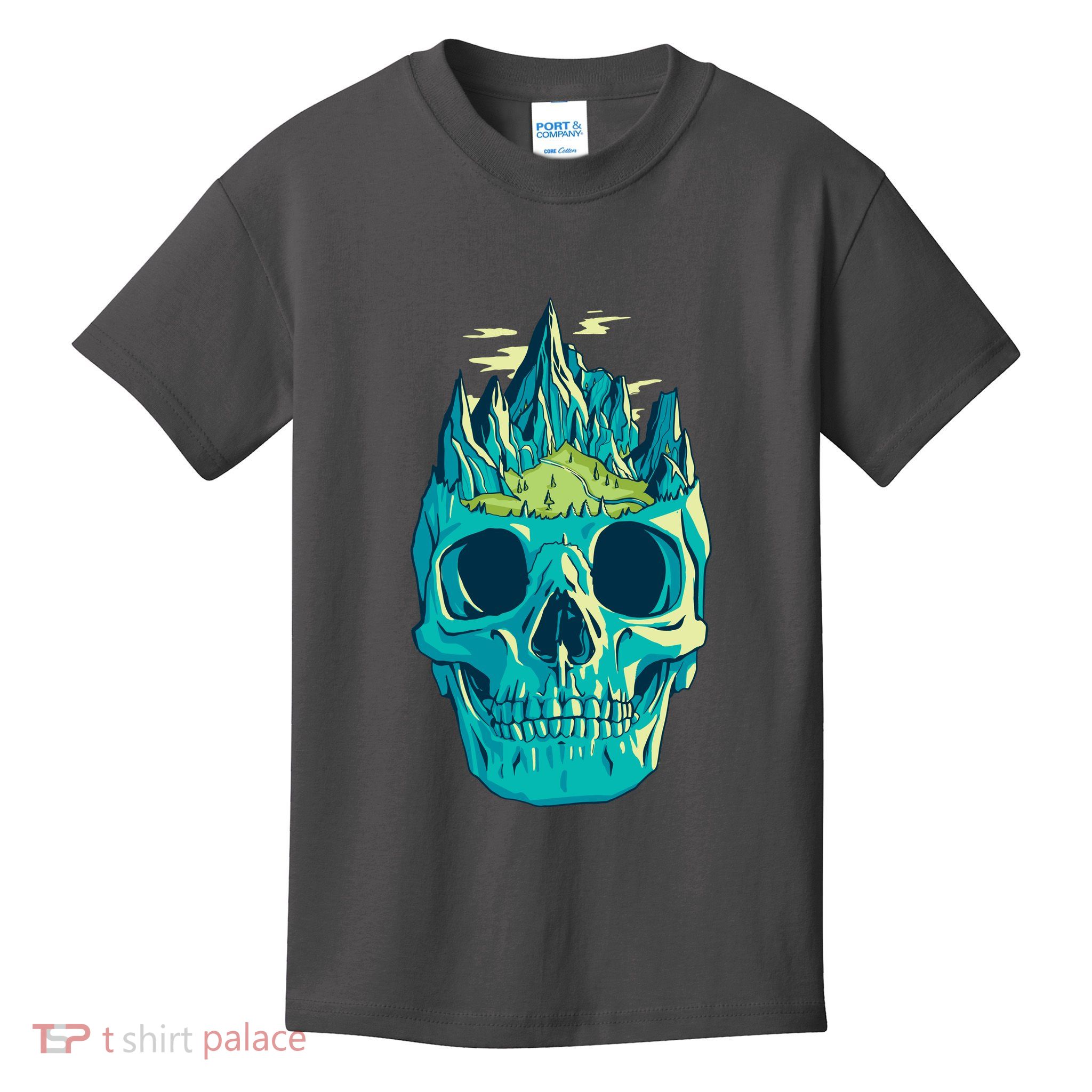 Skull Mountains Kids T-Shirt