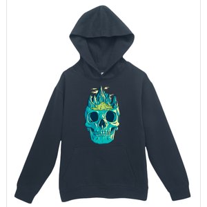 Skull Mountains Urban Pullover Hoodie