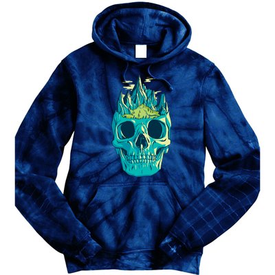 Skull Mountains Tie Dye Hoodie