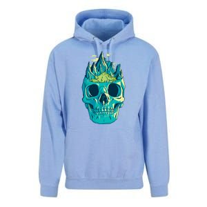 Skull Mountains Unisex Surf Hoodie