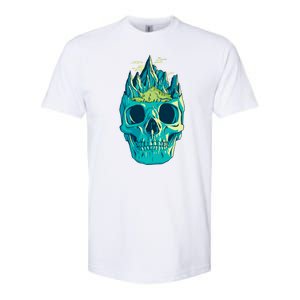 Skull Mountains Softstyle CVC T-Shirt