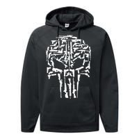 Skull Of Guns Performance Fleece Hoodie