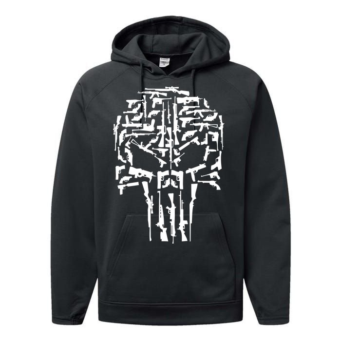 Skull Of Guns Performance Fleece Hoodie