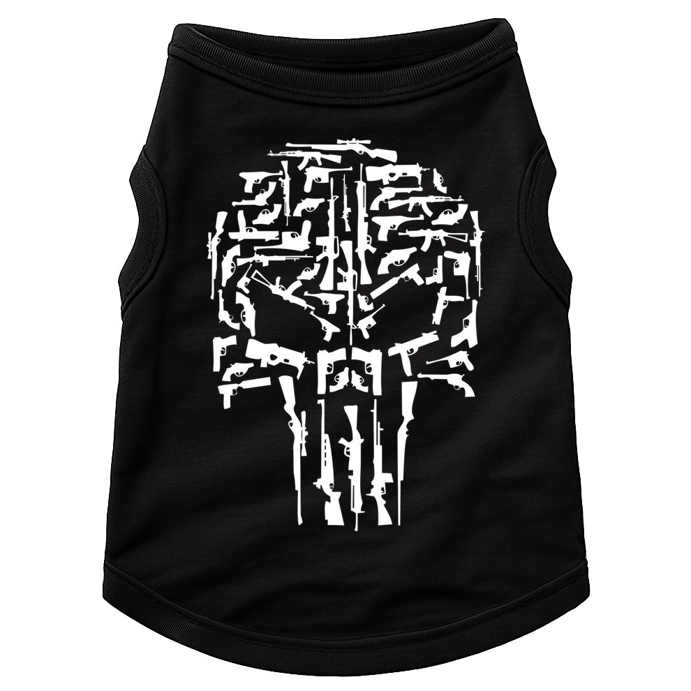 Skull Of Guns Doggie Tank