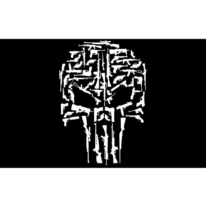 Skull Of Guns Bumper Sticker