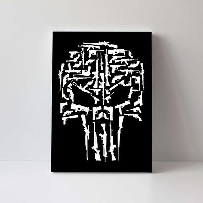 Skull Of Guns Canvas