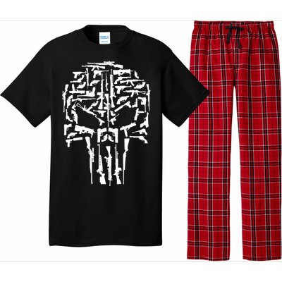 Skull Of Guns Pajama Set