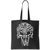 Skull Of Guns Tote Bag