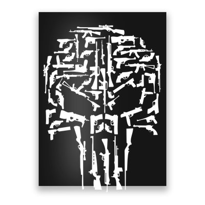 Skull Of Guns Poster