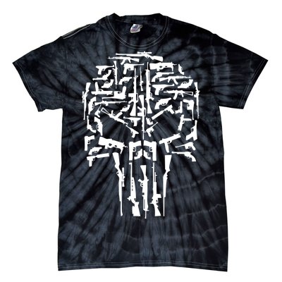 Skull Of Guns Tie-Dye T-Shirt