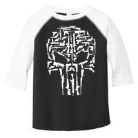 Skull Of Guns Toddler Fine Jersey T-Shirt