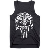 Skull Of Guns Tank Top