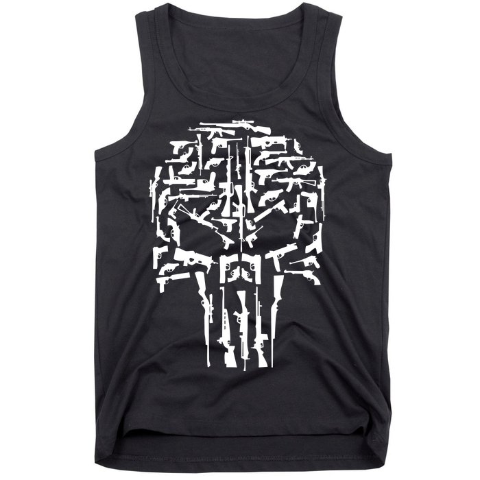 Skull Of Guns Tank Top