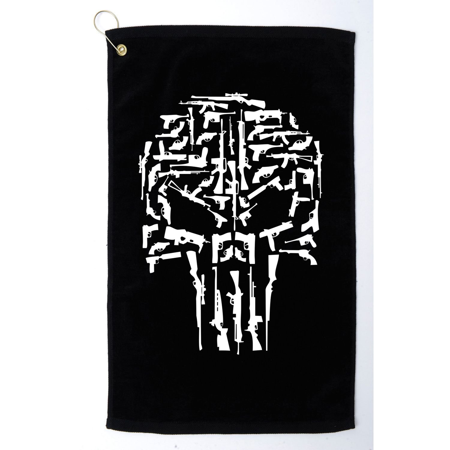 Skull Of Guns Golf Towel
