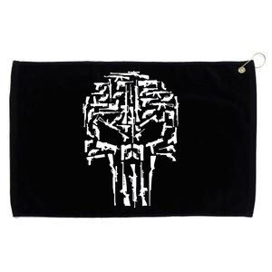 Skull Of Guns Grommeted Golf Towel