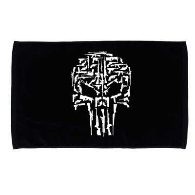 Skull Of Guns Microfiber Hand Towel