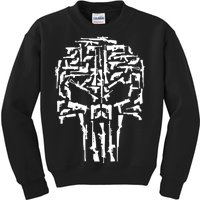 Skull Of Guns Kids Sweatshirt