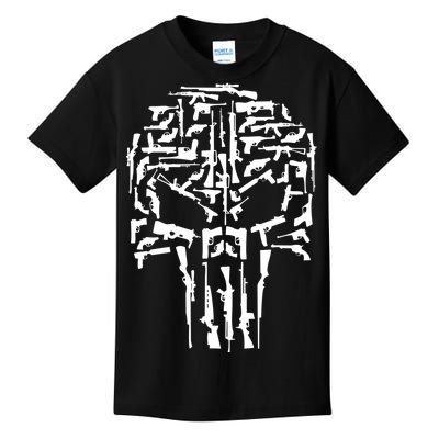 Skull Of Guns Kids T-Shirt