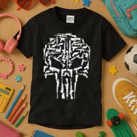 Skull Of Guns Kids T-Shirt