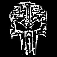Skull Of Guns Kids T-Shirt