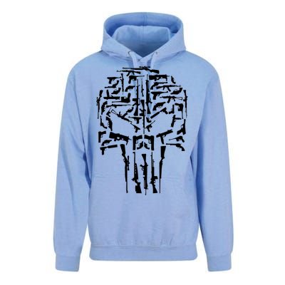 Skull Of Guns Unisex Surf Hoodie