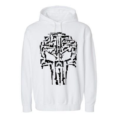 Skull Of Guns Garment-Dyed Fleece Hoodie