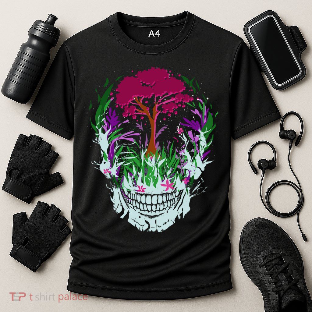 Skull Of Nature Cooling Performance Crew T-Shirt