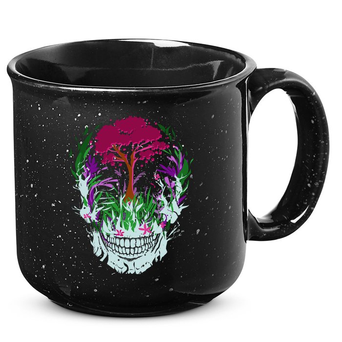 Skull Of Nature 15oz Campfire Ceramic Mug